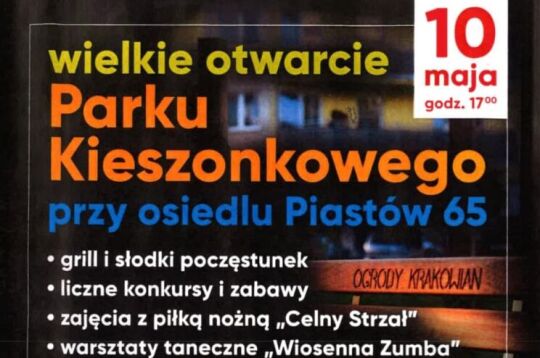Nowy park kieszonkowy w Mistrzejowicach